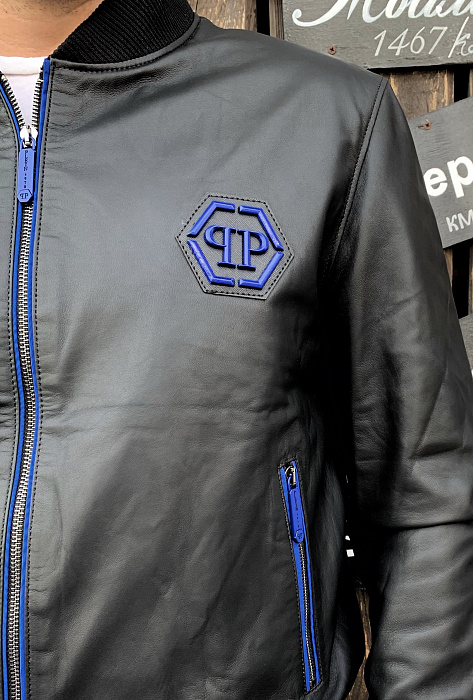 Кожаная куртка Philipp Plein