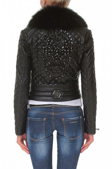 Куртка кожаная Philipp Plein